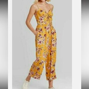 Xhilaration Floral Jumpsuit